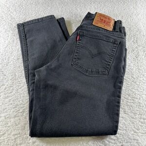 Vtg 90s Levis 26x27 550 Relaxed USA Made‎ Black Size 10 Stretch Women's Jeans